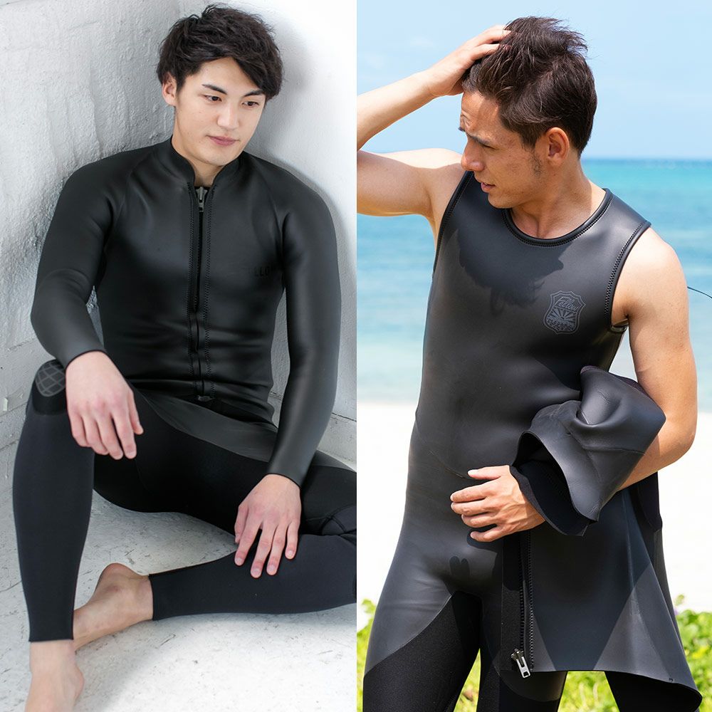 FELLOW タッパー/ロングジョンセット MLB FELLOW メンズ スキン ロングジョン＆タッパーセット 3mm M～XXLB 全3