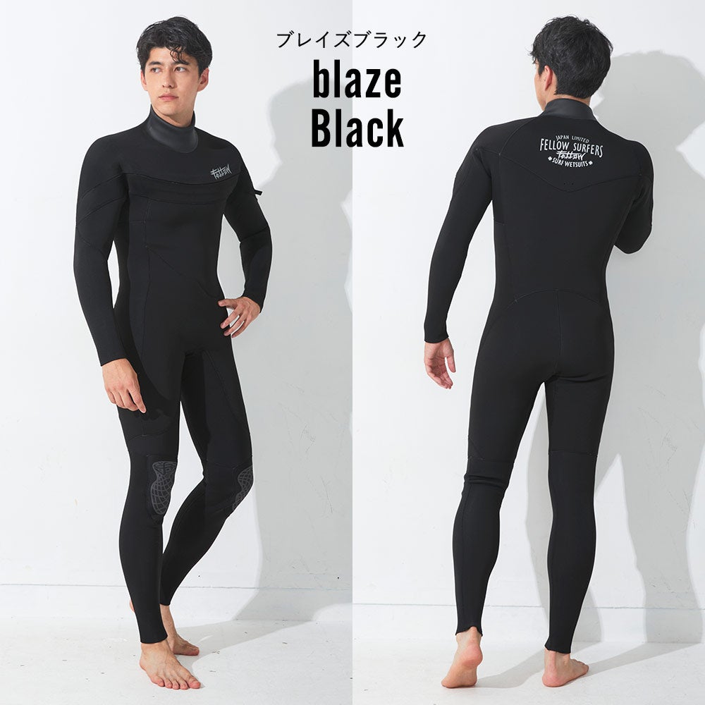FELLOW メンズ ロングチェストジップ フルスーツ 3mm M～XXL 全2色