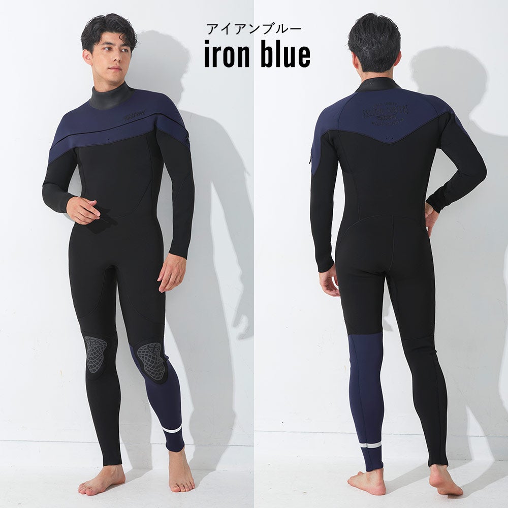 FELLOW メンズ ロングチェストジップ フルスーツ 3mm M~XXL 全2色 FELLOW メンズ ロングチェストジップ フルスーツ 3mm M~XXL 全2色