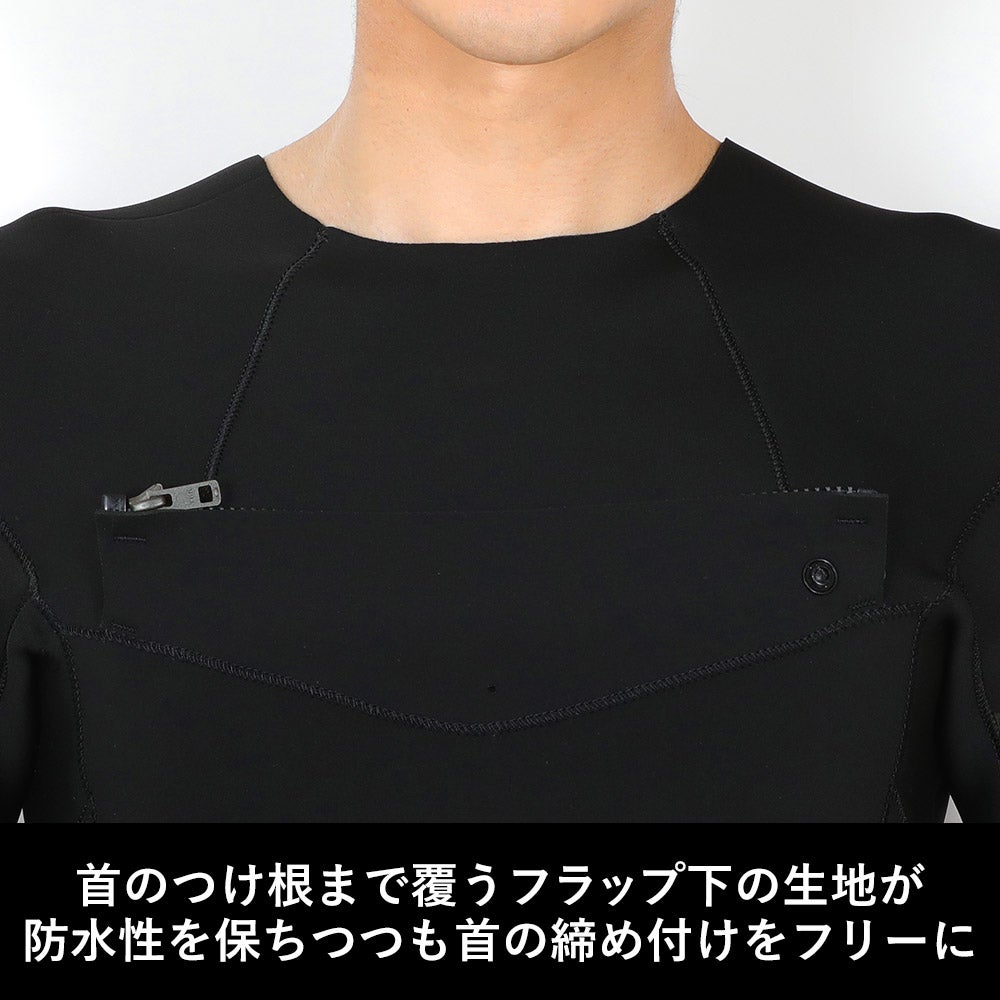 FELLOW メンズ ロングチェストジップ フルスーツ 3mm M～XXL 全2色