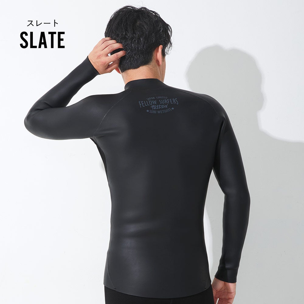 FELLOW メンズ スキン タッパー フロントジップ 3mm M～XXL 全3色