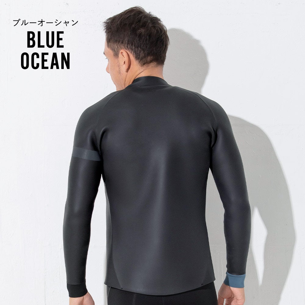FELLOW メンズ スキン タッパー フロントジップ 3mm M～XXL 全3色