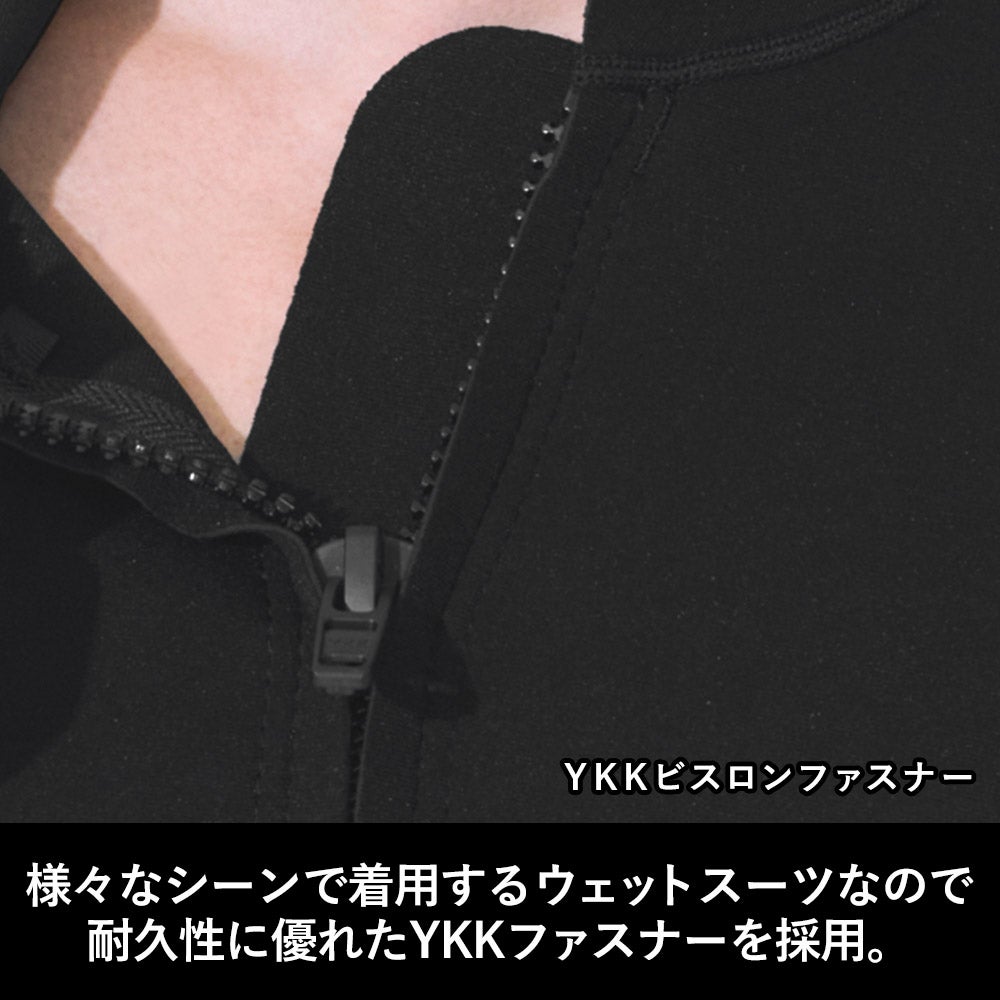 GRID SURF メンズ タッパー フロントジップ 1.5mm M～XXL 全1色