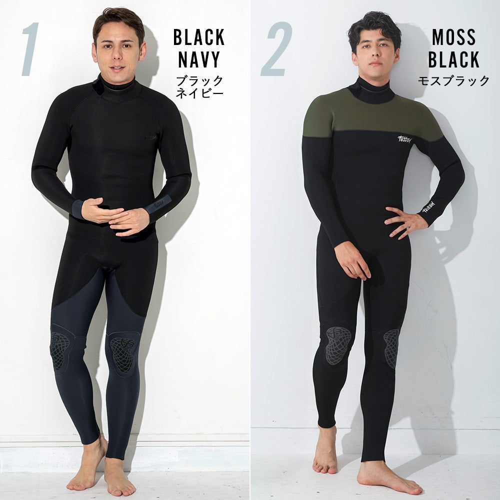 FELLOW メンズ フルスーツ バックジップ 3mm M～XXL 全2色 | FELLOW
