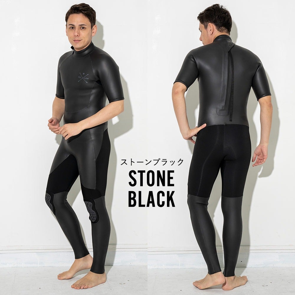 特価】FELLOW メンズ スキン シーガル バックジップ 3mm M～XXL 全1色