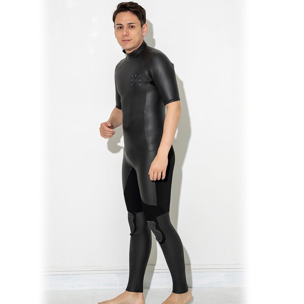 特価】FELLOW メンズ スキン シーガル バックジップ 3mm M～XXL 全1色
