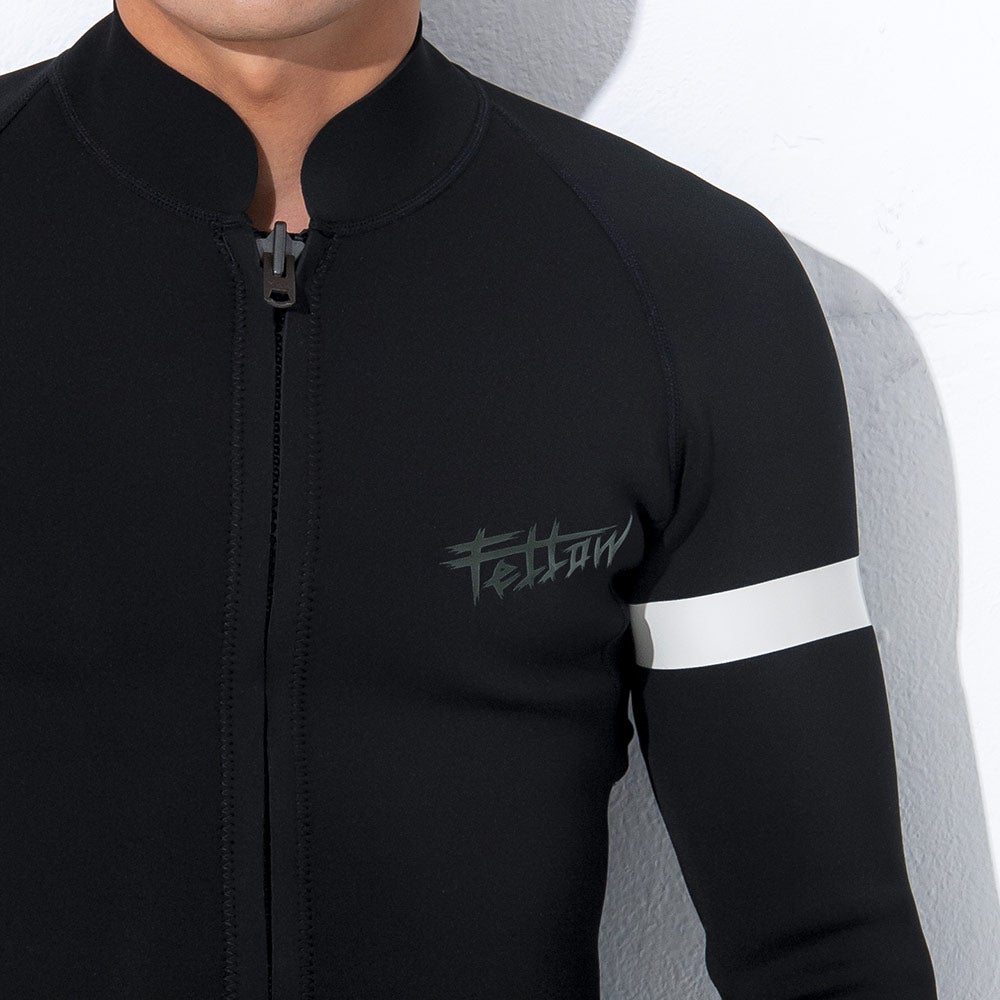 FELLOW メンズ タッパー フロントジップ 2mm M～XXL 全1色 | FELLOW