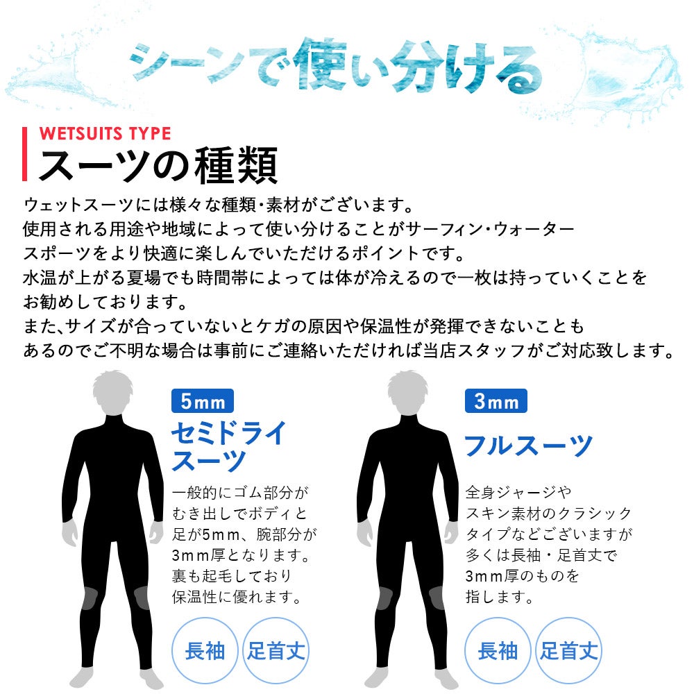 RSS SURF メンズ フルスーツ バックジップ 3mm M～XXL 全1色 | FELLOW