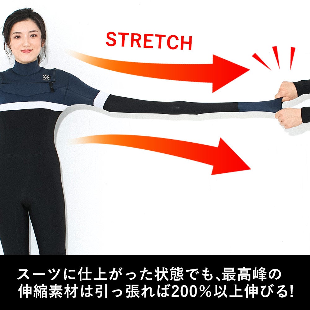 特価】FELLOW レディース タッパー フロントジップ 2mm S～LL 全1色