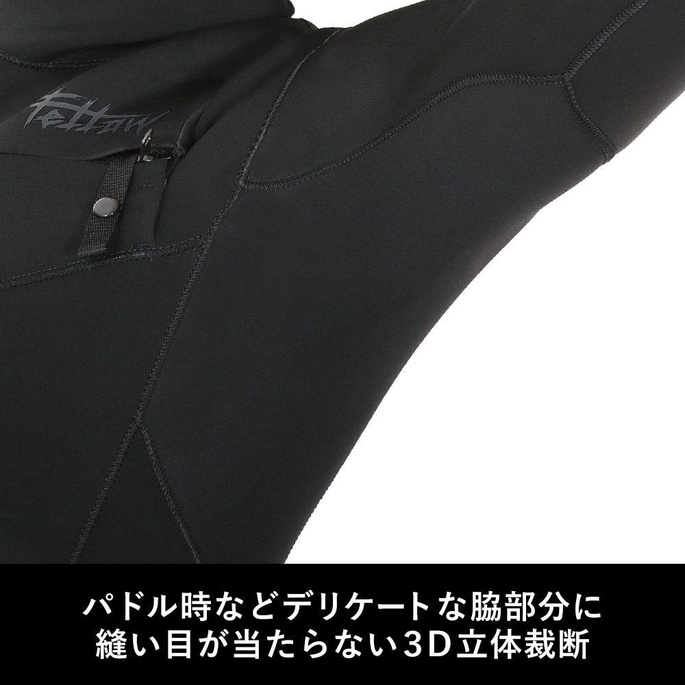 FELLOW レディース タッパー フロントジップ 2mm S～LB 全2色 | FELLOW