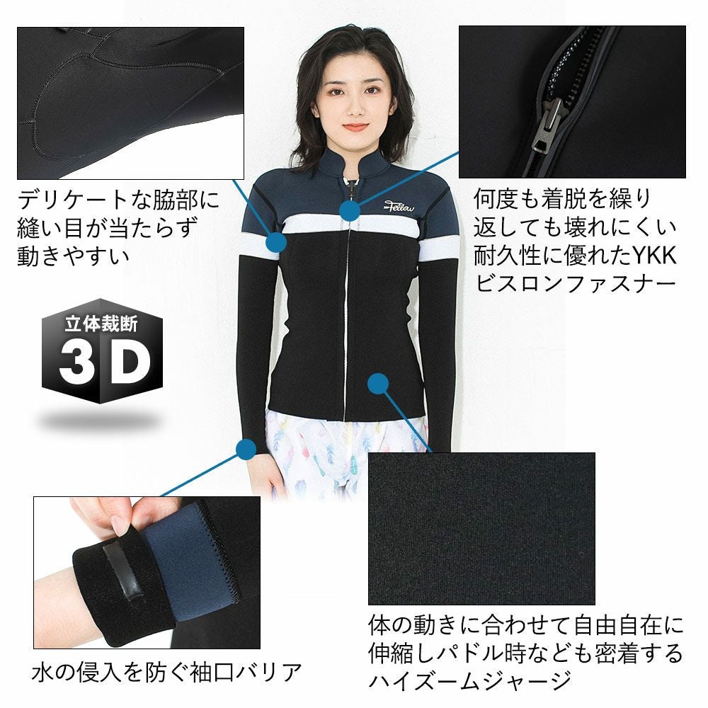 FELLOW タッパー/ロングジョンセット MLB Amazon | FELLOW ウェットスーツ セット ロングジョン ＆ ロング