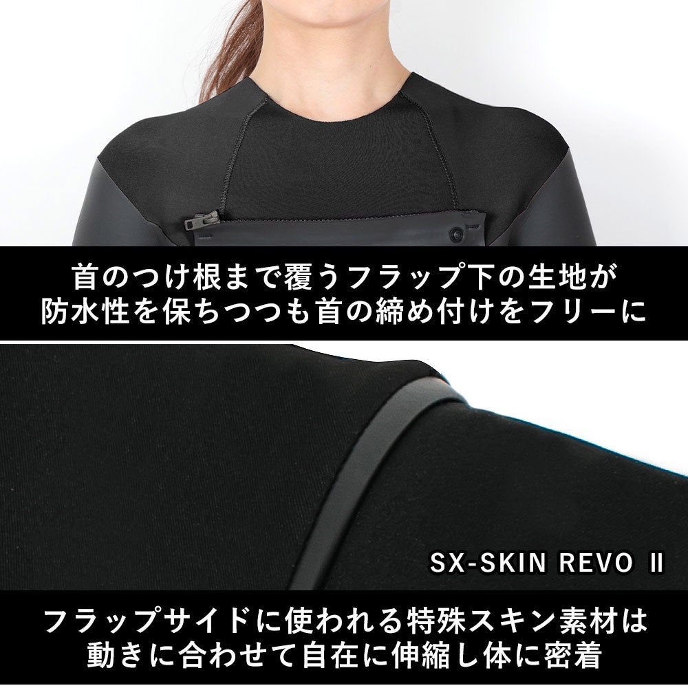 特価】FELLOW レディース チェストジップ シーガル 3mm S～LB 全1色