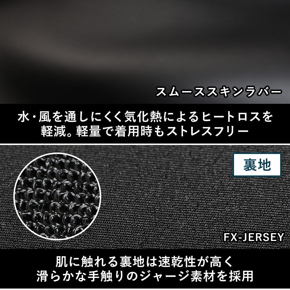 特価】FELLOW レディース チェストジップ シーガル 3mm S～LB 全1色