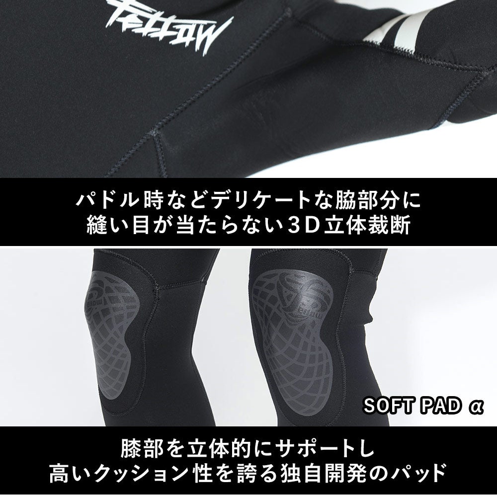FELLOW キッズ シーガル バックジップ 2.5mm 120～160B 全2色 | FELLOW