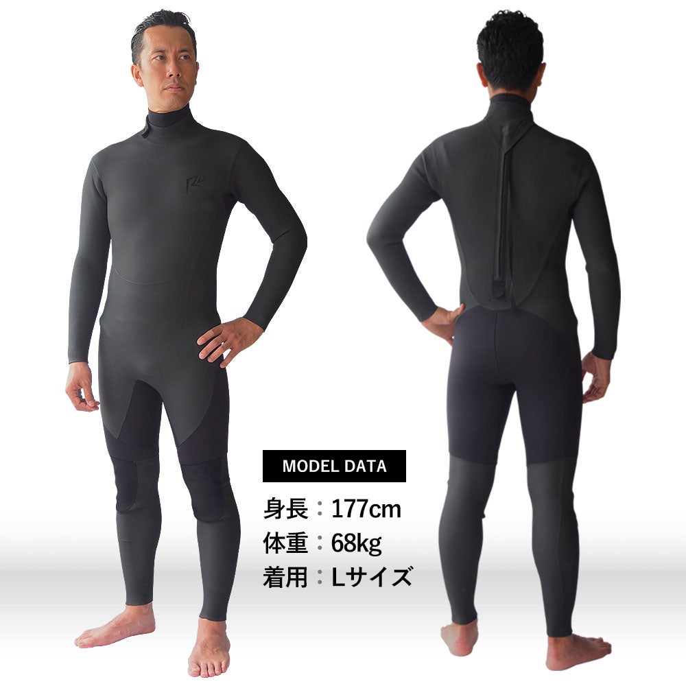 RSS SURF メンズ セミドライ バックジップ 5x3mm M～XXLB 全2タイプ