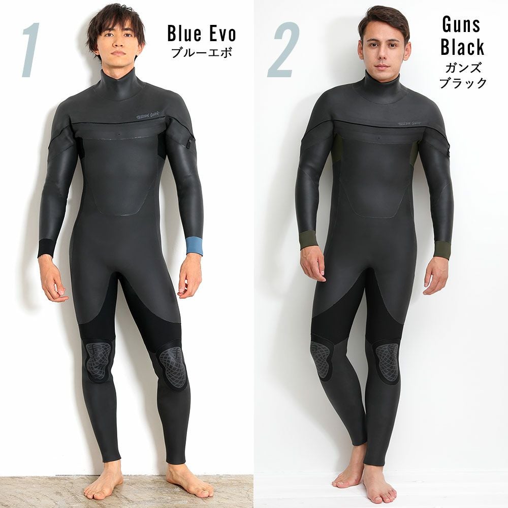 【n様☆専用】極暖エアフレイム★5×3mm　ロングチェストジップ/セミドライ FELLOW メンズ セミドライ ロングチェストジップ 5x3mm M～XXLB 全2色