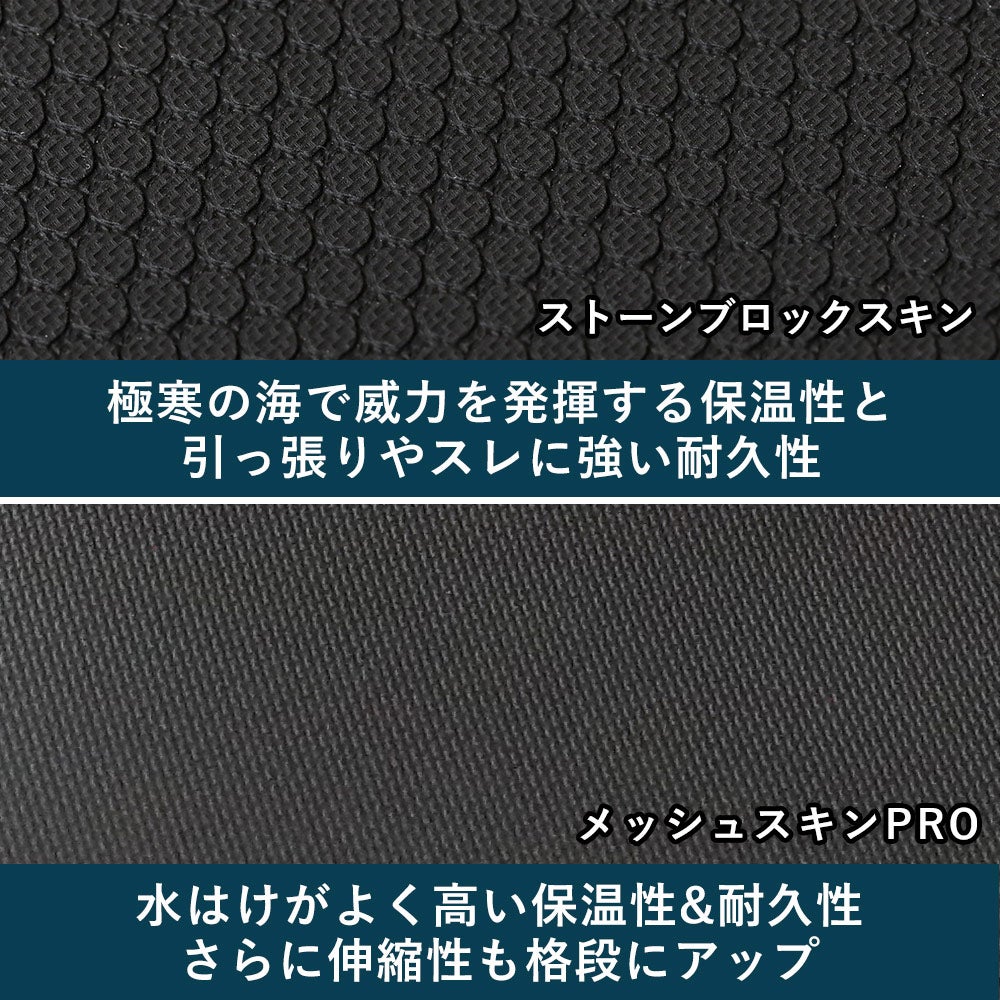 FELLOW レディース セミドライ バックジップ 5x3mm S～LB 全1色