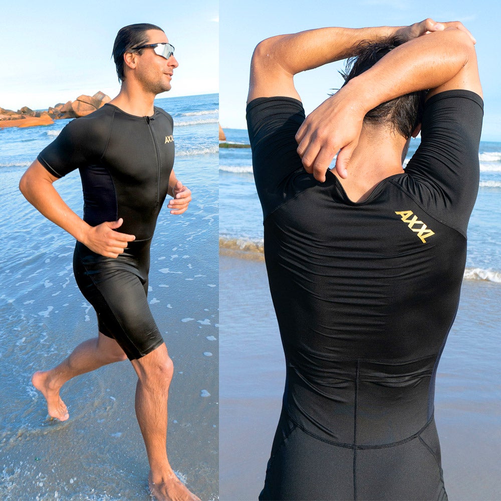 AXXL SUITS メンズ トライアスロン トライスーツ 半袖 S～XXL 全2色