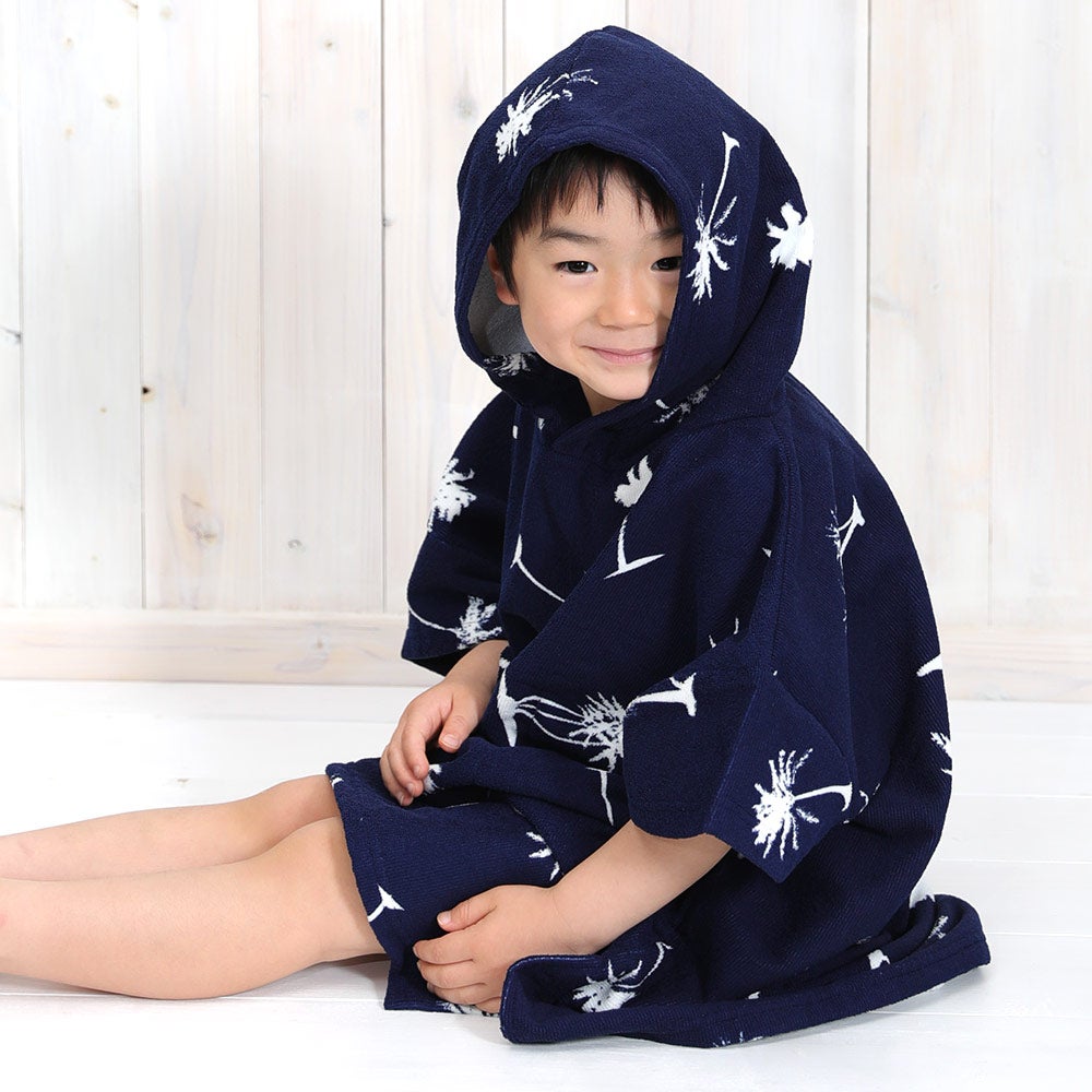 FELLOW 子供用 お着替えポンチョ キッズ フリーサイズ 全10色 | FELLOW