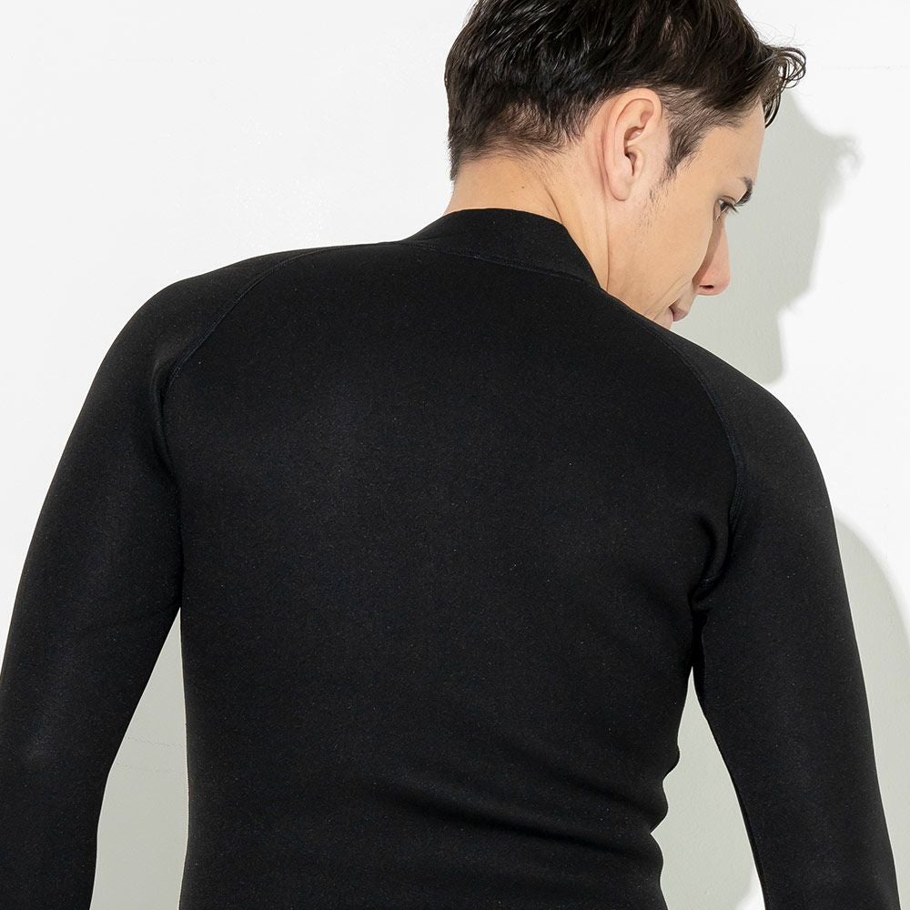 ブラック ジップアップ タッパー Mサイズ CRAFTSMAN WETSUITS ウェットスーツ 長袖 タッパー ロングスリーブ