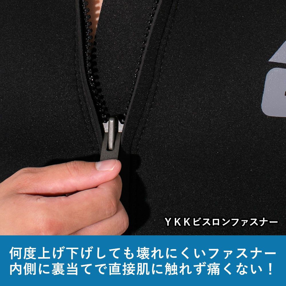 メンズ タッパー フロントジップ 2.5mm M～XXL 全1色 | FELLOW SURF 直営店