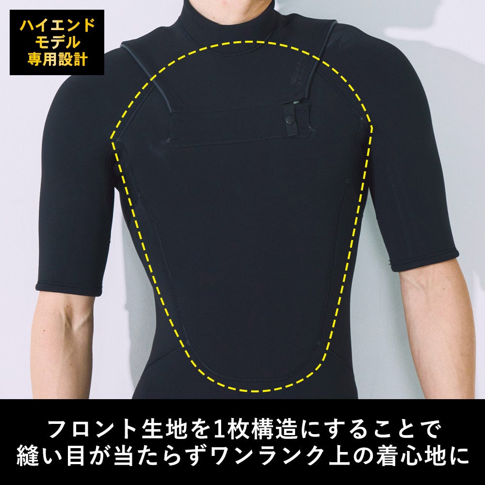 FELLOW ウェットスーツ S・MLB 5/3mm 新作 FELLOW ウェットスーツ メンズ スプリング チェストジップ 3mm ML